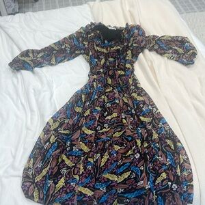 Colorful flowy dress